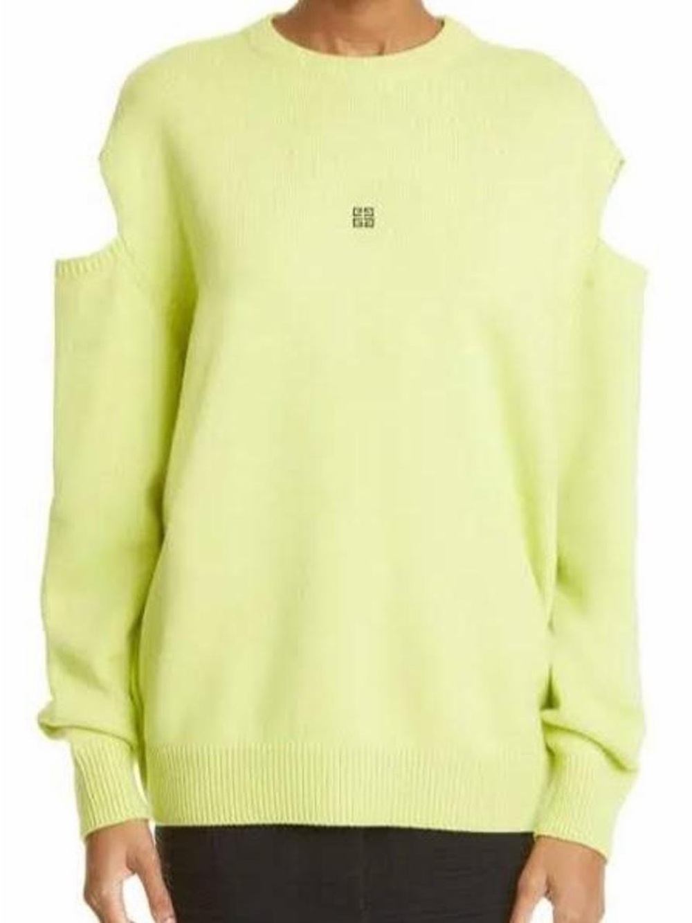 Givenchy 4g Cold Shoulder Wool & Cashmere Sweater - Picture 2 of 7
